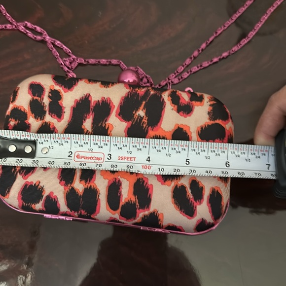 Juicy Couture leopard vintage bag with mettalic pink details - Picture 7 of 9